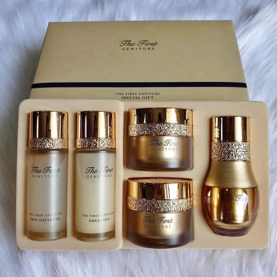 SÉT DƯỠNG TÁI SINH DA - OHUI  the first mini 5 món