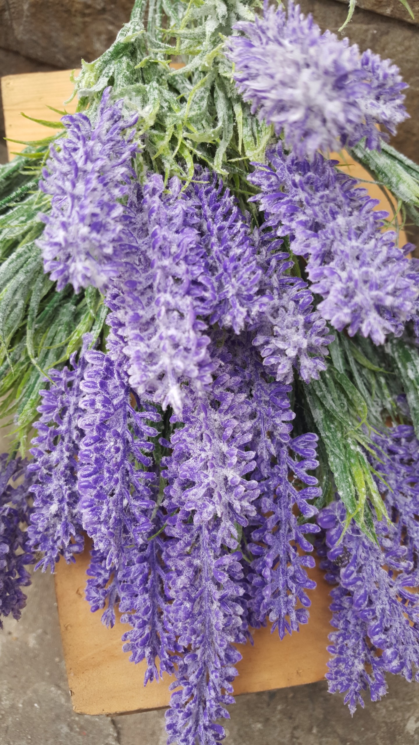 [HCM]1 Cành lavender giả 7 nhánh - Hoa giả - Hương Flower