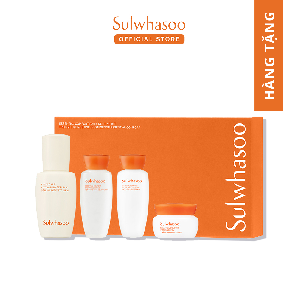 Bộ sản phẩm quà tặng Sulwhasoo Essential Comfort Daily Routine Kit 4 items