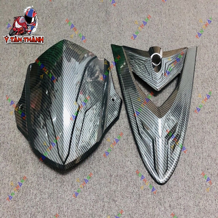 Ốp đầu ốp nạ exciter 155 cacbon