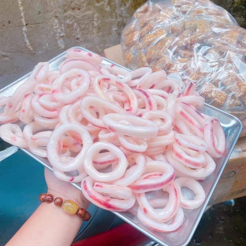 Mực vòng cắt khoanh giao 2h