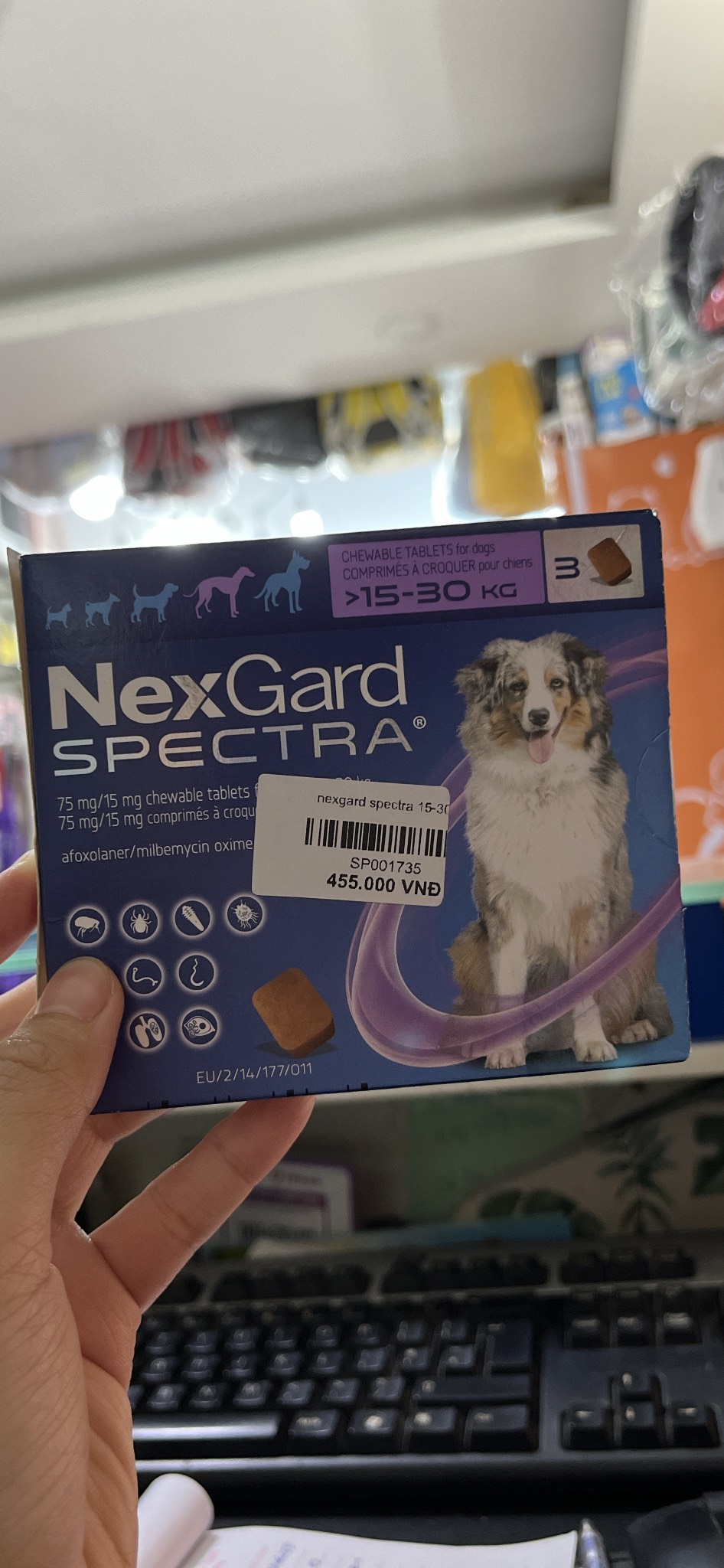 nexgard spectra 15-30kg