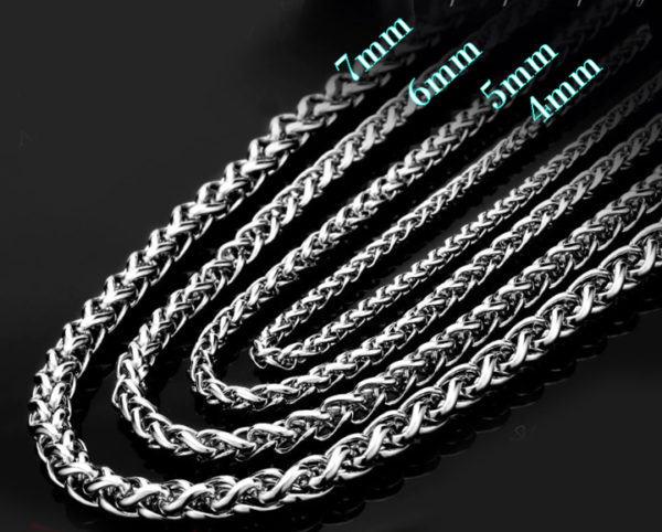 DÂY CHUYỀN NAM INOX KIỂU BÔNG DỪA - Endeavor Jel Store