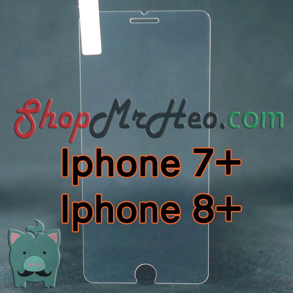 3 cái dán kính cường lực iphone 7 plus - iphone 7+ - ip7+ / iphone 8 plus - iphone 8+ - ip8+
