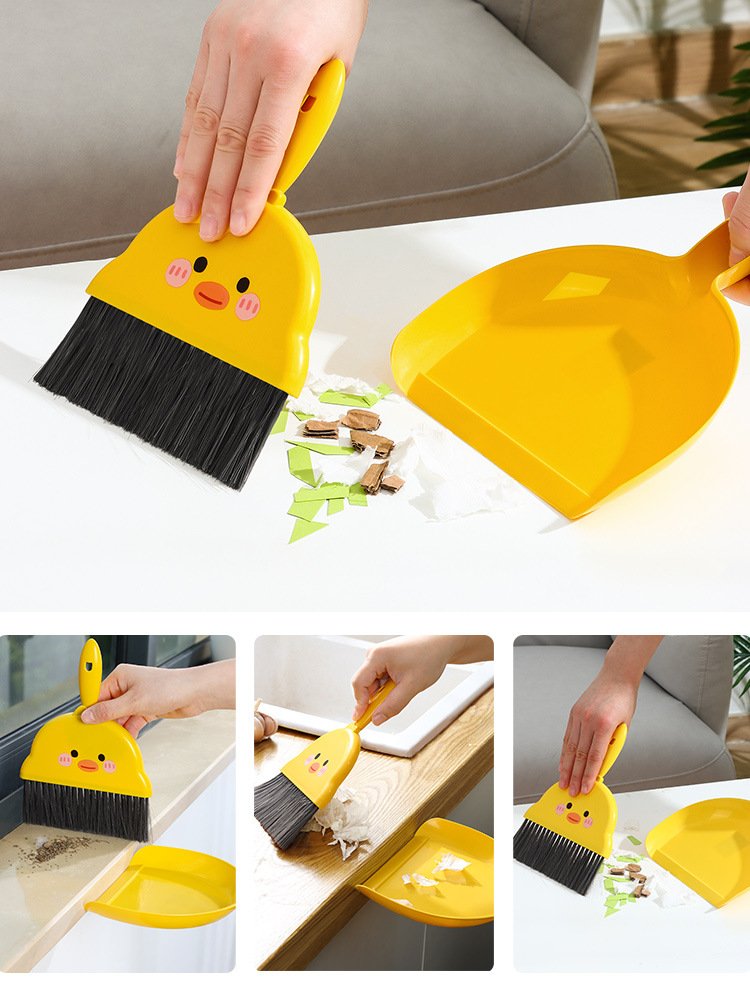 Bộ chổi quét bụi và ki hốt rác mini tiện dụng