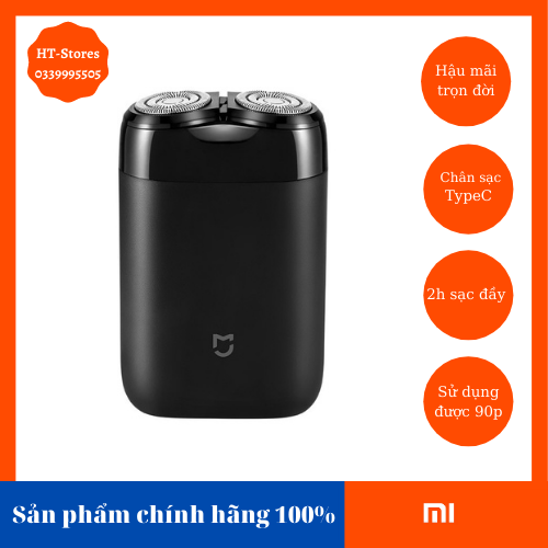Máy Cạo Râu Xiaomi Mijia MSX201 - Thiết kế nhỏ gọn tiện lợi, IPX7 không thấm nước cho cạo ướt và cạo khô, Pin sử dụng 1.5 giờ, Lưỡi dao kép sắc bén hoạt động độc lập