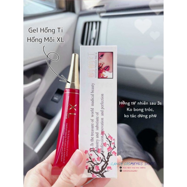 Gel phủ hồng môi, hồng ti xl