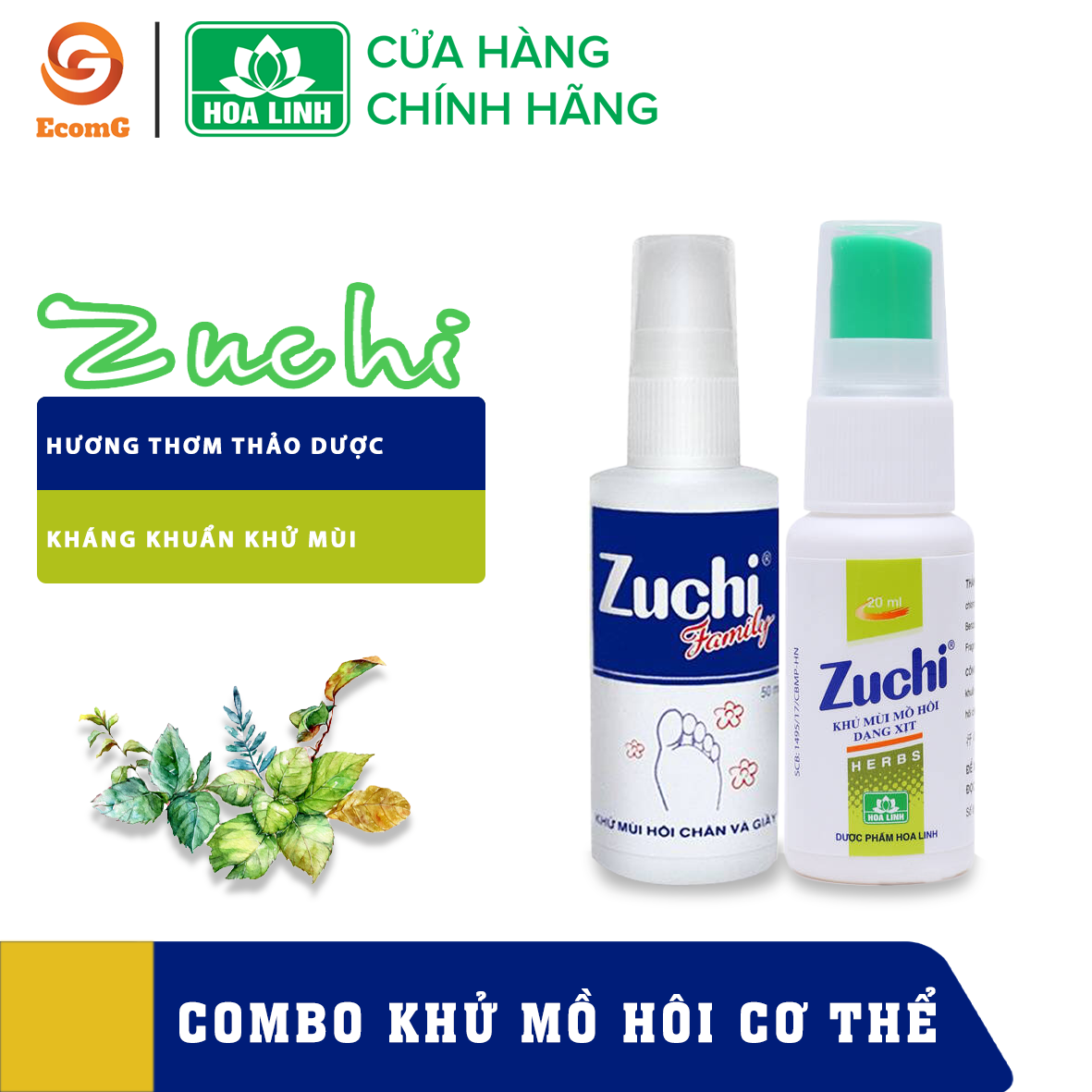 Combo Zuchi – Xịt khử mùi giúp cơ thể thoáng mát, tự tin cả ngày, mix màu ngẫu nhiên - CB2 -003