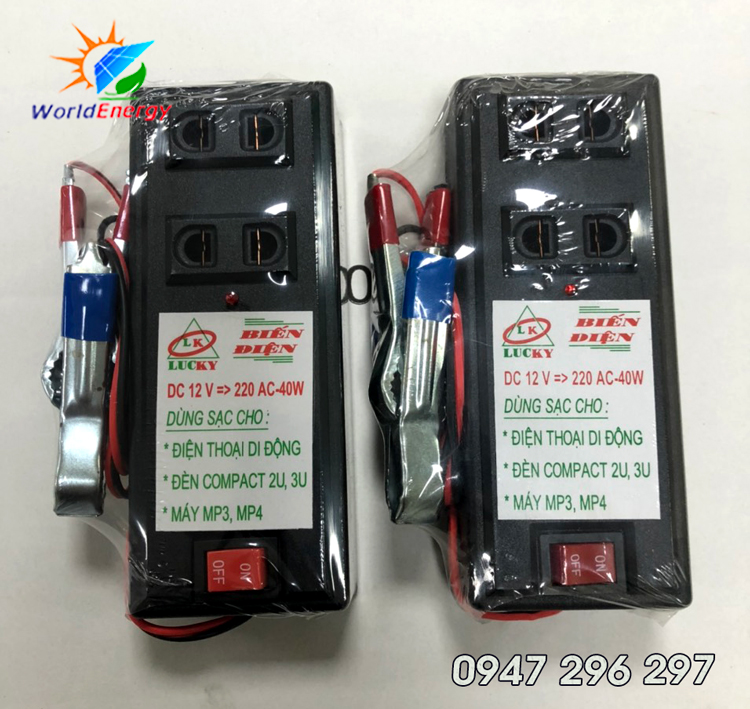 Bộ kích điện 12v lên 220V công suất 40W
