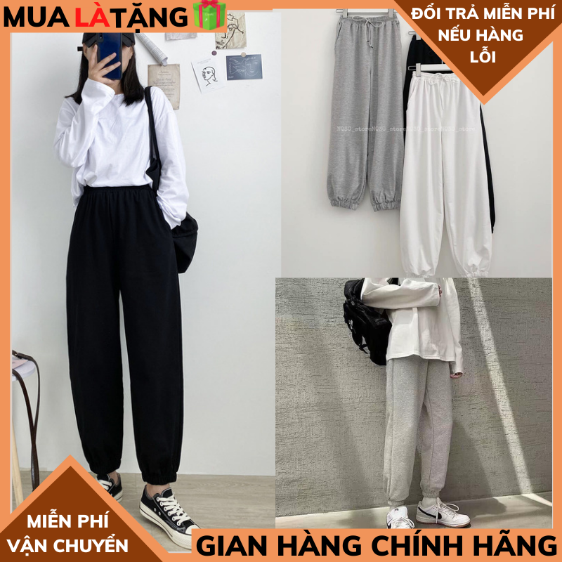 Quần Jogger Nam Nữ Nỉ Thể Thao Ống Rộng Bo Chun Rút Gấu Outfit unisex Năng Động ,SUMO1986 quần thể thao unisex ,Quần jogger Thun Thể Thao ,Quần jogger nữ ,quần nỉ nữ