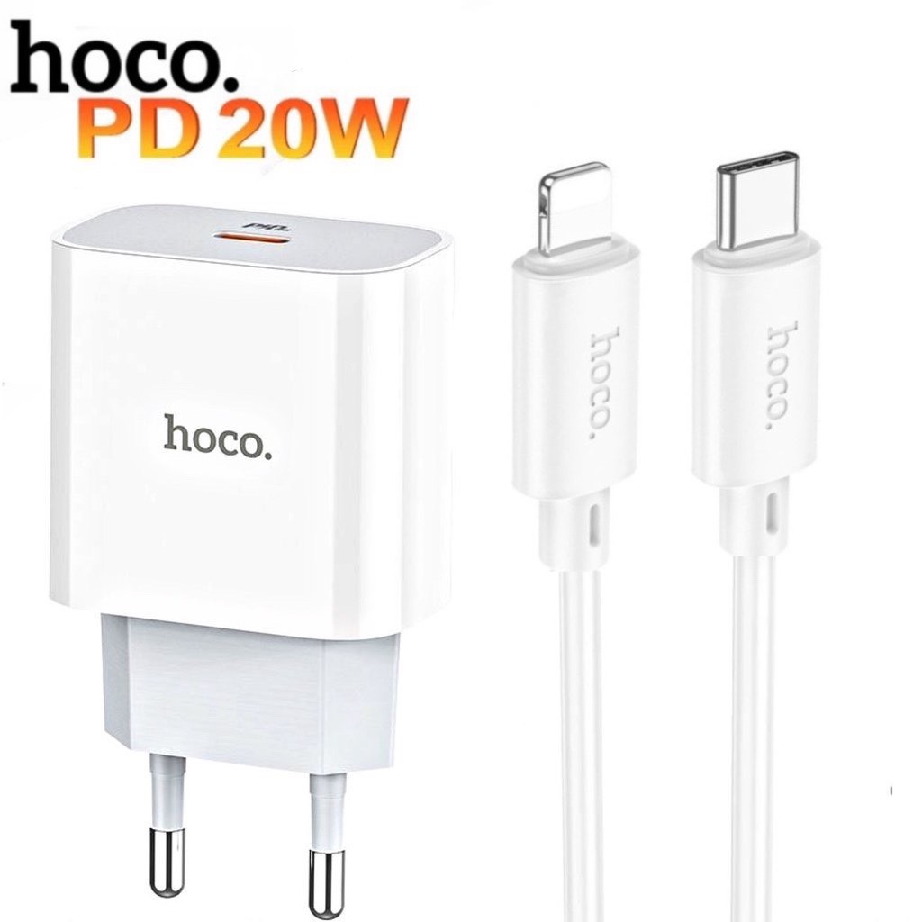 Củ sạc nhanh type c 20w chính hãng HOCO pd20w Bộ sạc cao cấp type c to ip tiêu chuẩn pd20w điện thoại dùng cho iphone 14 13 12 11 ...