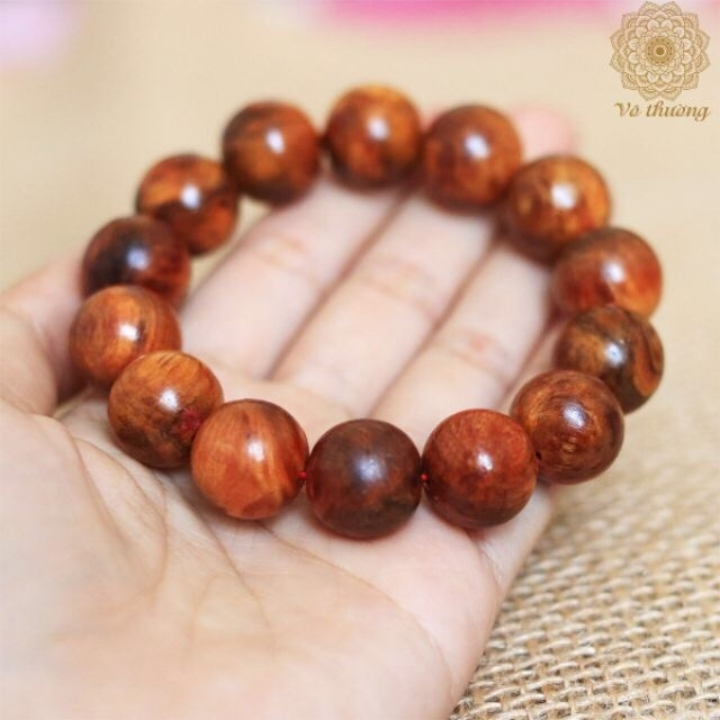 Vòng Gỗ Huyết Long Thấu Quang - Trừ T-à, Giảm tai ương