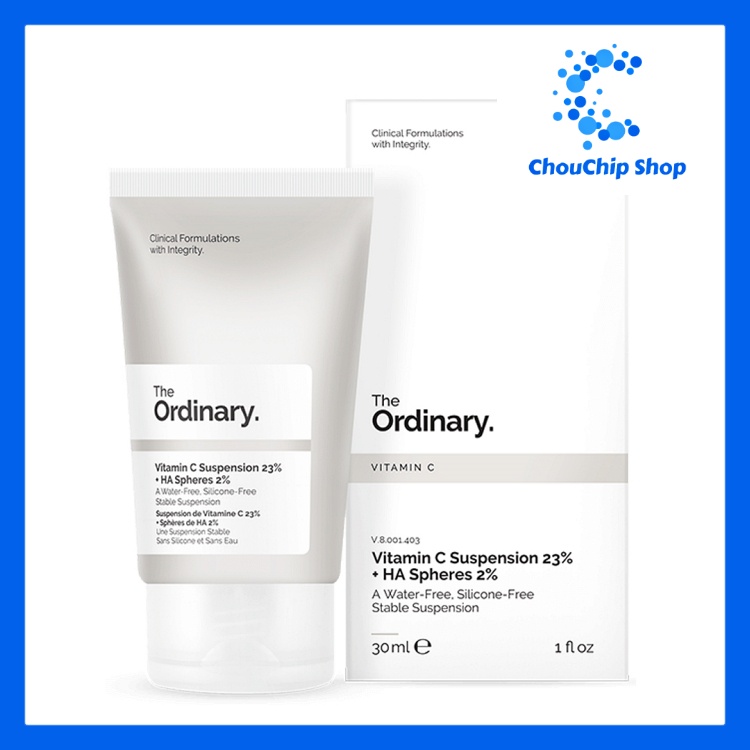 [HCM]Kem dưỡng trắng và chống lão hoá The Ordinary Vitamin C Suspension 23% + HA 2% 30ml