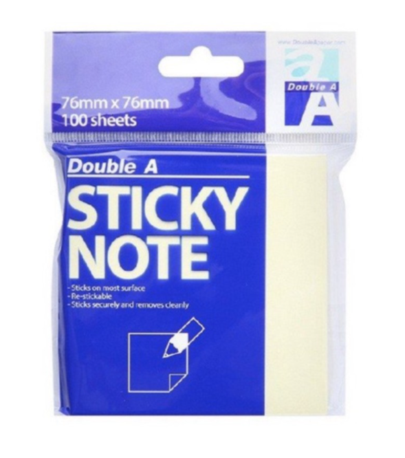 Giấy note vàng 3x3 double a - 1 xấp