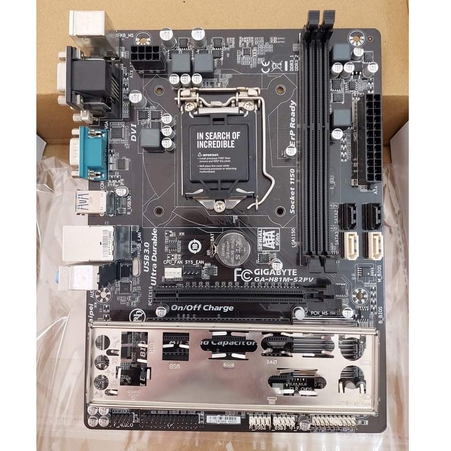 Main gigabyte h81m-s2pv bảo hành 36 tháng