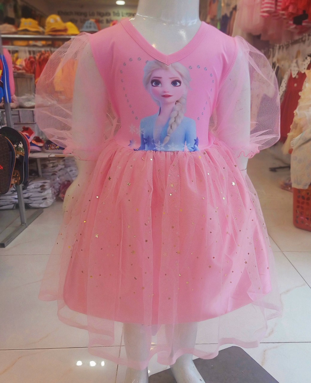 [HCM]đầm elsa xinh cho bé gái
