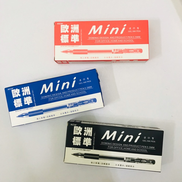 12 CÂY BÚT GEL MỰC NƯỚC MINI LOẠI TỐT