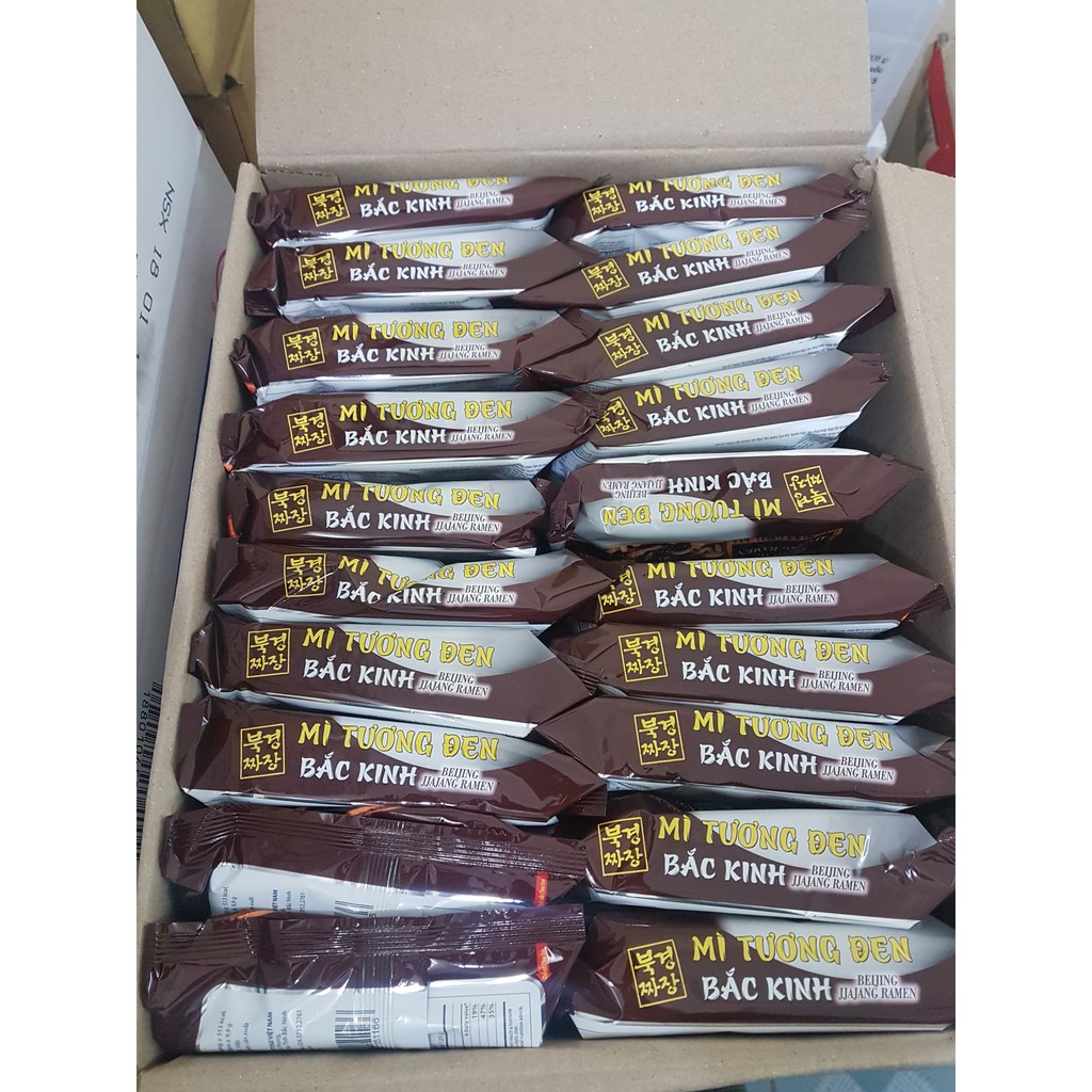 Combo 10 gói mỳ tương đen bắc kinh 135gr