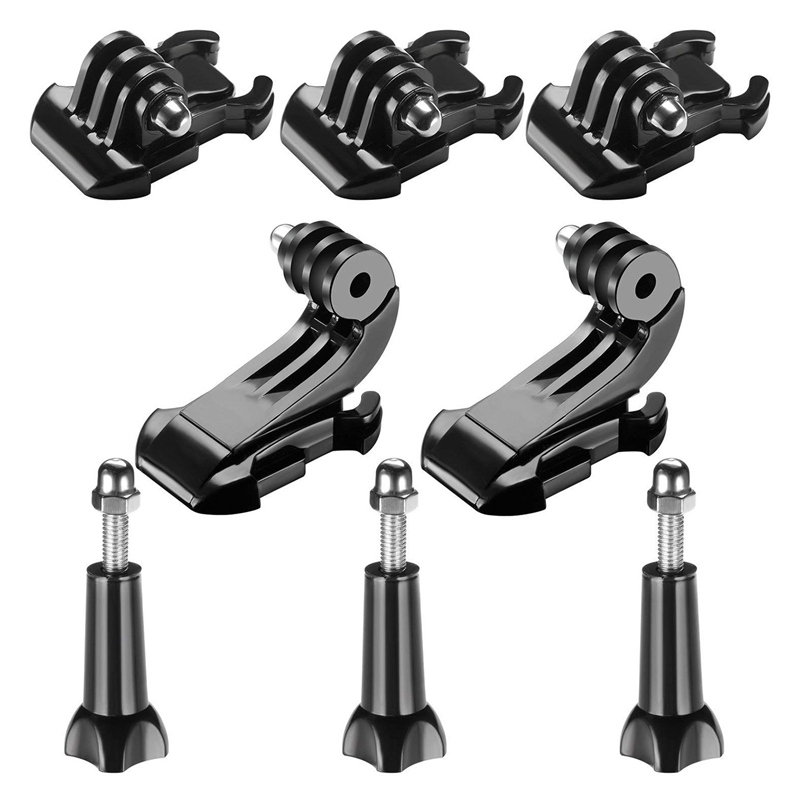 ❏✖ Accessory Kit For Gopro Buckle Clip Basic Mount Vertical Surface Quick Mounting J-Hook Buckle Mount Long Thumb Screw For Gopr