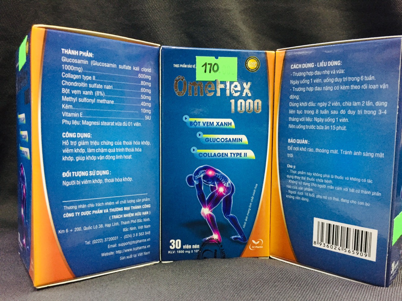 Thực phẩm bảo vệ sức khỏe omega flex 1000 - hỗ trợ xương khớp