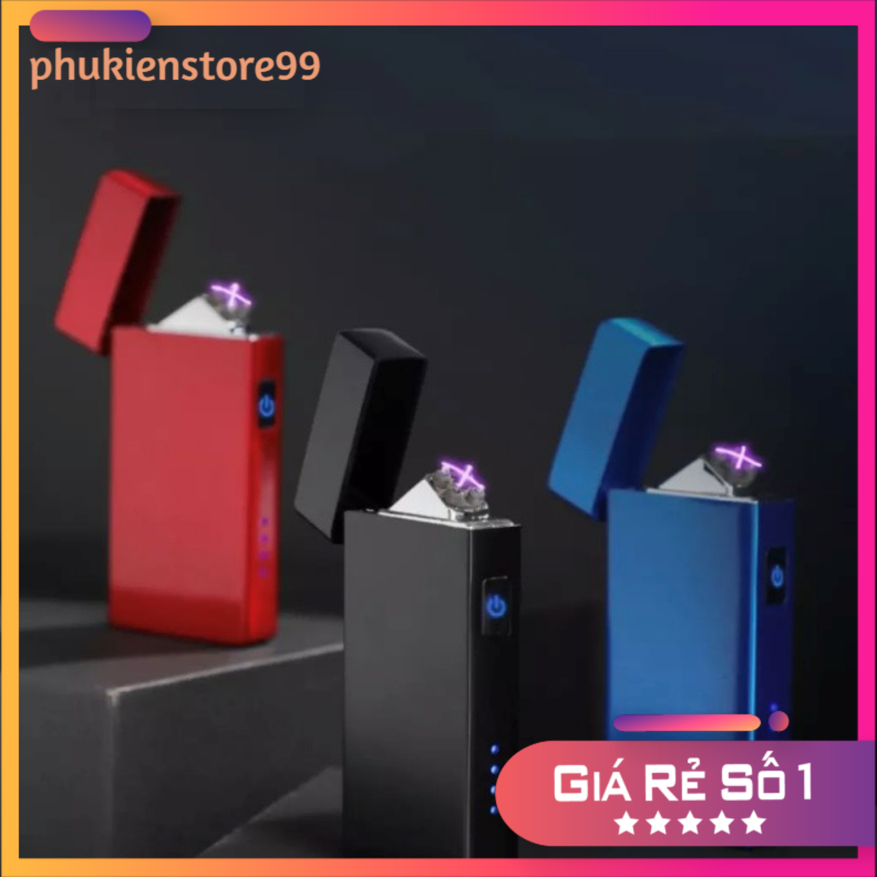 Bật Lửa - Quẹt điện plasma - sạc nhanh đầy - khởi động cảm ứng