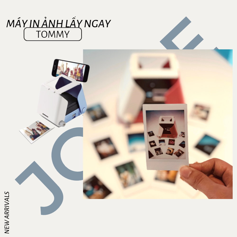Máy in ảnh màu di động instax mini link tommy - in ảnh xiaomi pv123 kiipix