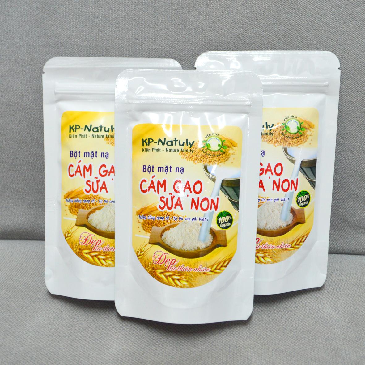 Bột mặt nạ cám gạo sữa non