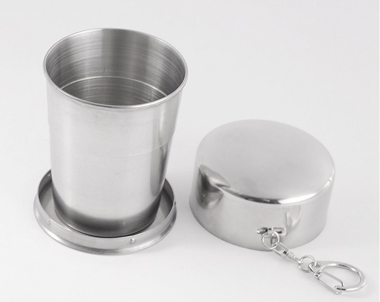 Ly cốc xếp gọn inox 150ml cỡ trung