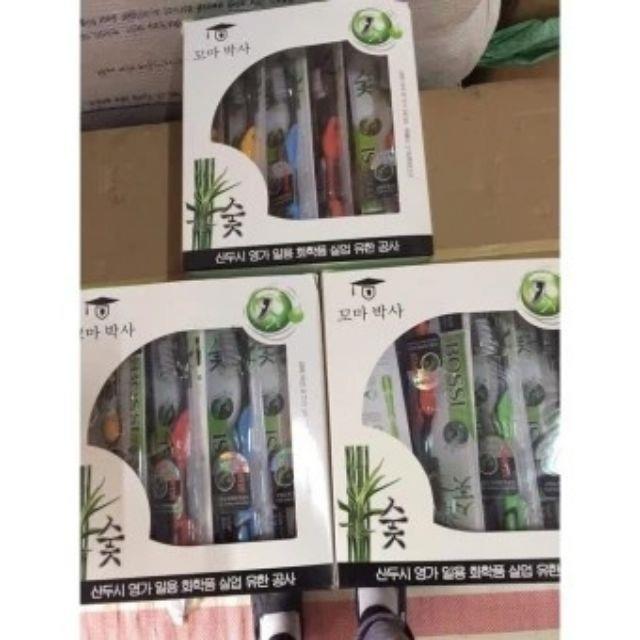 ✒▫  Bàn chải đánh răng Bossi than tre hoạt tính Hàn Quốc