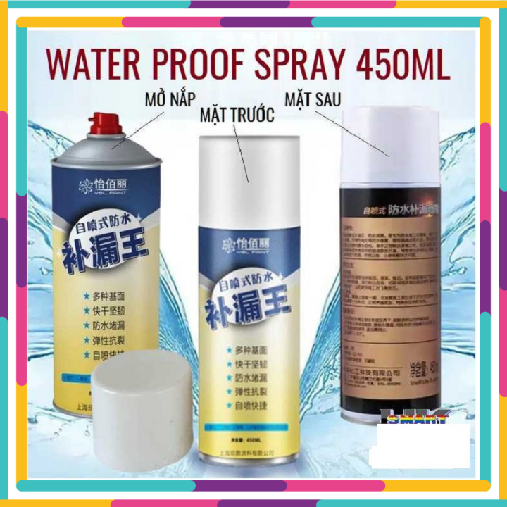 Lọ xịt chống thấm tường- Lọ xịt tường chống ẩm mốc-Bình sơn xịt chống thấm đa năng-Bình xịt chống thấm nano công nghê nhật bản dung tích 450ml