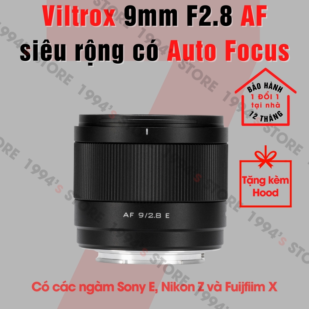 Ống kính Viltrox AF 9mm F2.8 - Lens siêu rộng nhỏ gọn có lấy nét tự động dành cho các ngàm Fujifilm