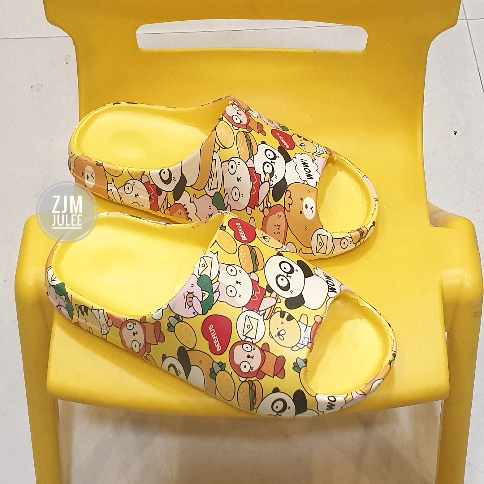 Dép bánh mỳ gấu truc nữ - Dép cute mới nhất - Đặt tăng 1 size