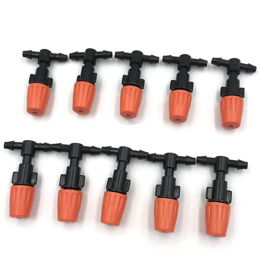 20 Đầu tưới phun sương điều chỉnh được kèm 20 chân tê 6mm