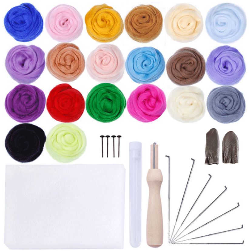 Len Chọc Nghệ Thuật Needle Felt