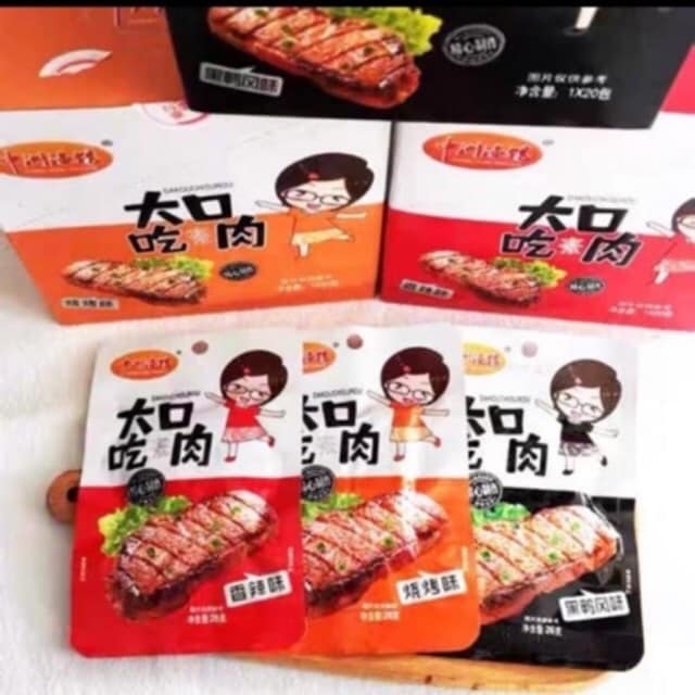 1 gói thịt bò nướng bbq chay cay cay