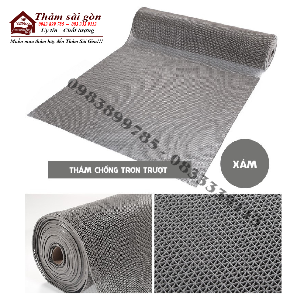 THẢM NHỰA CHỐNG TRƠN (VIÊT NAM) 120cm x 100cm