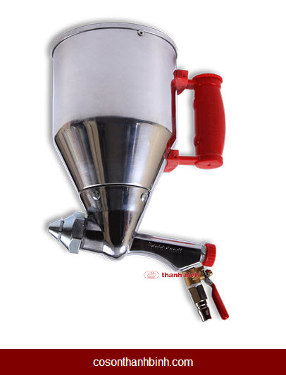 Phễu phun gai sần, phun giả đá, phun sơn gấm Thanh Bình có 5 đầu phun kích thước khác nhau