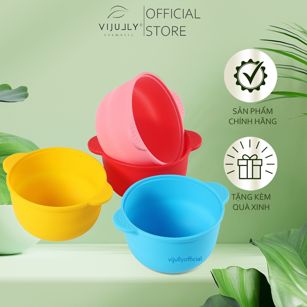 Chén silicon nấu sáp chống dính - Dụng cụ nấu sáp wax lông silicon chuyên dụng