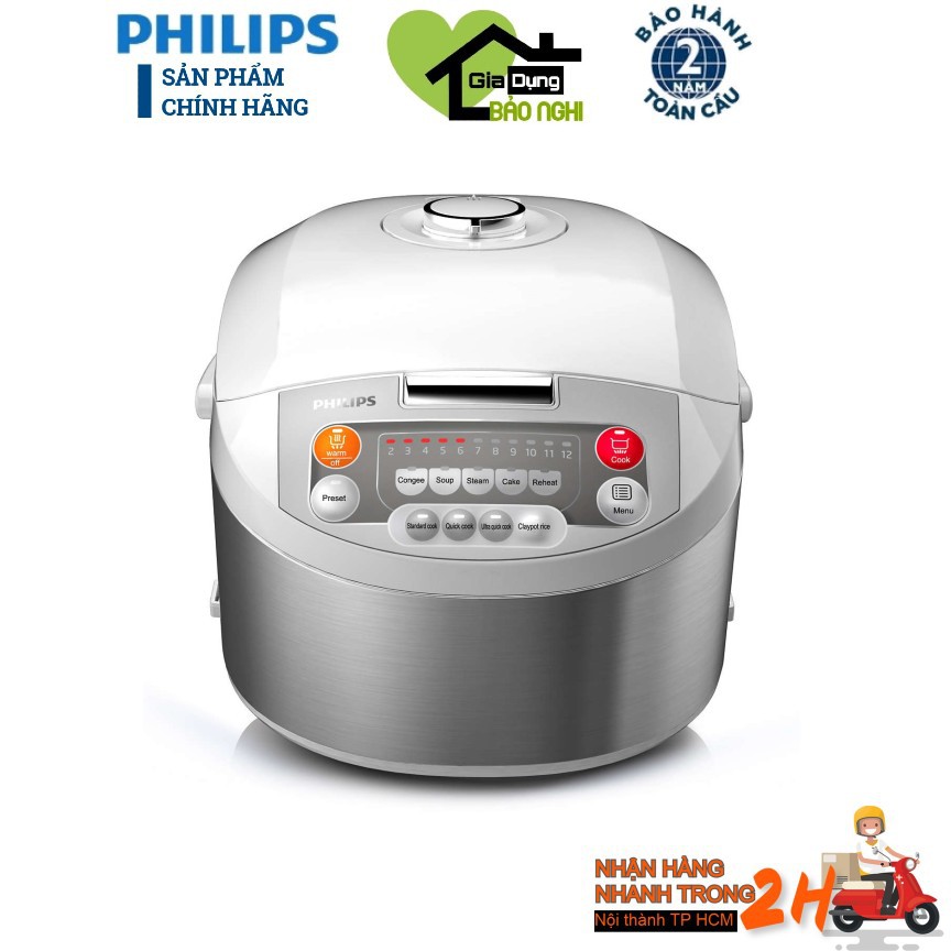 Nồi cơm điện Philips HD3038 Hàng chính hãng