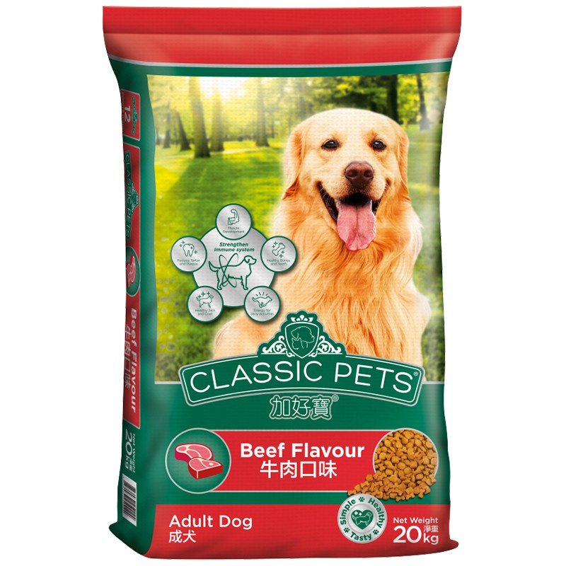 Thức ăn chó trưởng thành CLASSIC PETS (2 loại)|Bao 20kg (50 gói)
