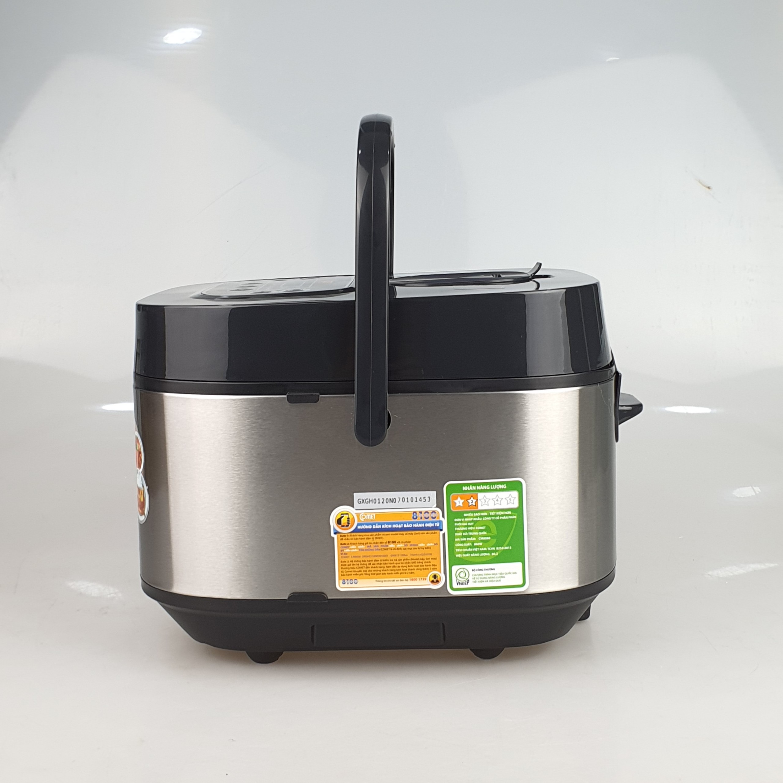 Nồi cơm điện tử comet cm8088 1.8l - lòng niêu chống dính