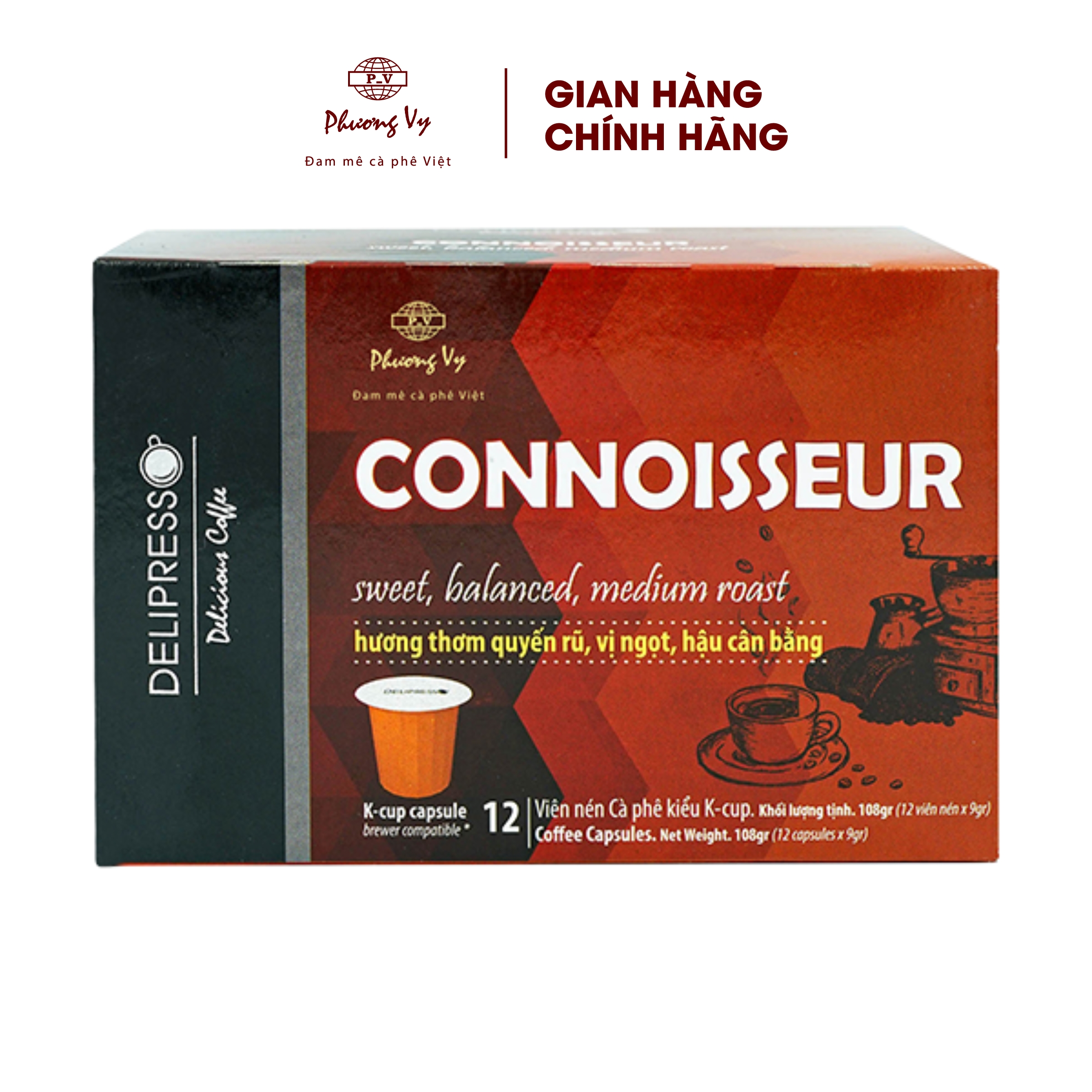 Cà phê viên nén Delipresso K-cup tiện lợi, Phương Vy Coffee
