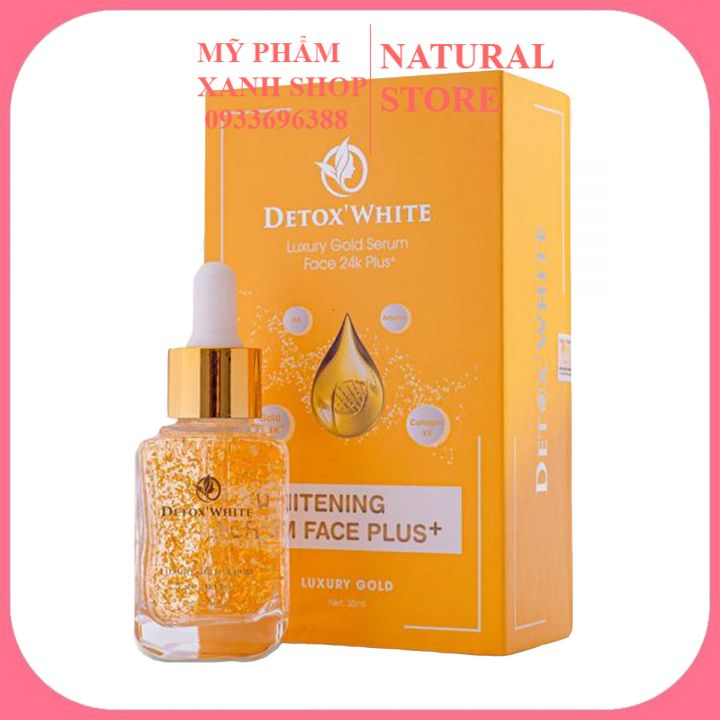 Serum Vàng Phục Hồi Hư Tổn Da Whitening Serum Face Luxuly Gold