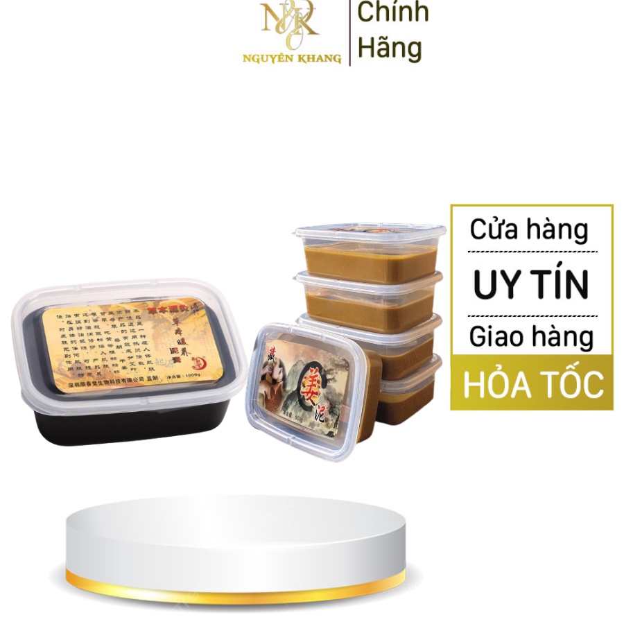 Bùn cứu, bùn gừng dưỡng sinh giảm béo thư giãn, dùng trong đông y spa