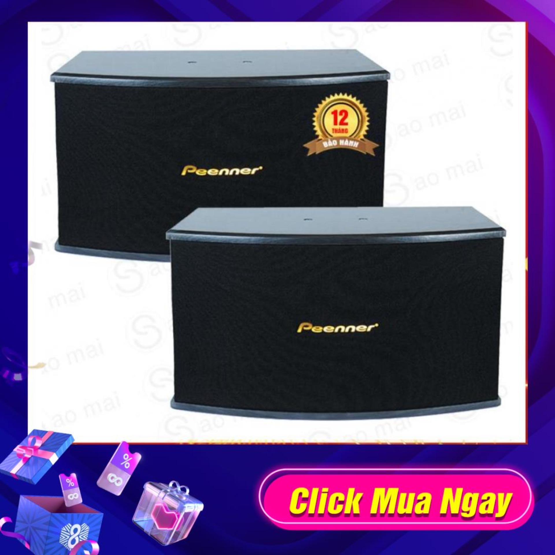 Loa karaoke loa nghe nhạc peenner ps-299 bass 25 tấc hàng cao cấp