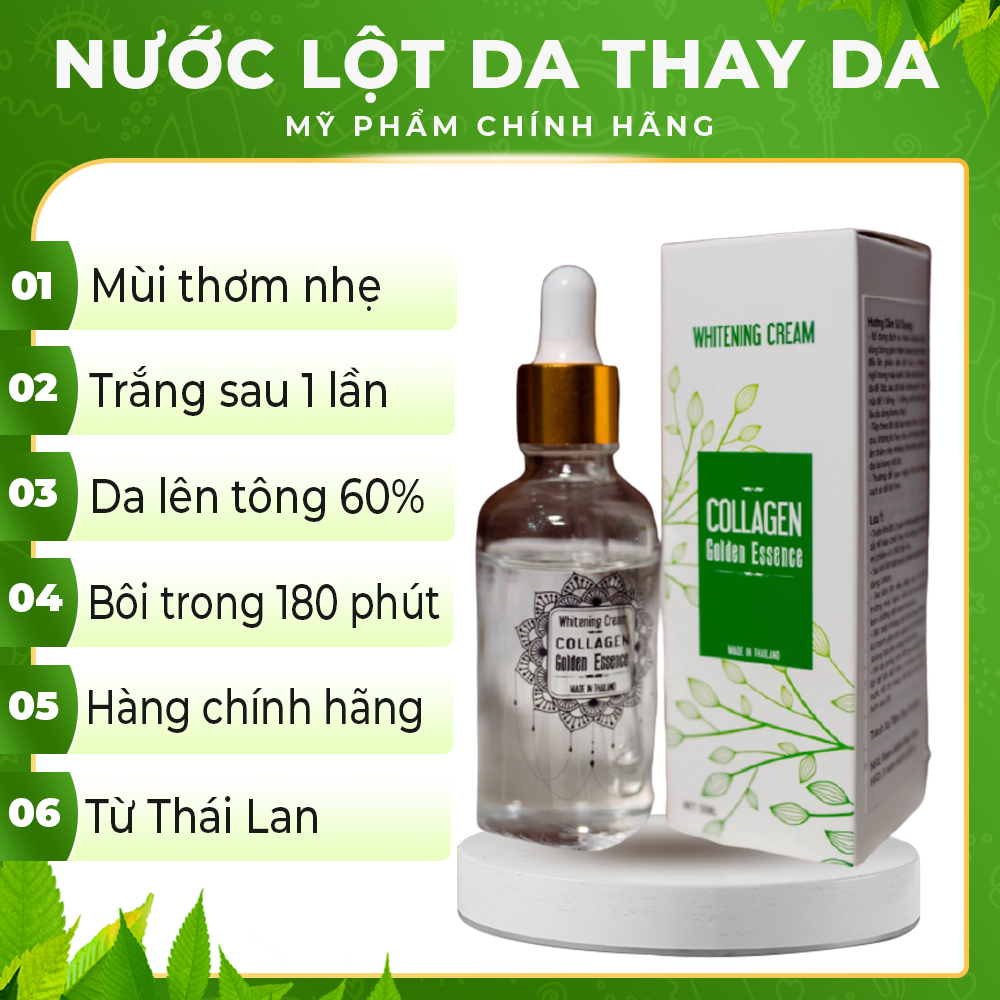 [HCM]Nước lột Thay Da Sinh Học Collagen Golden 100ml
