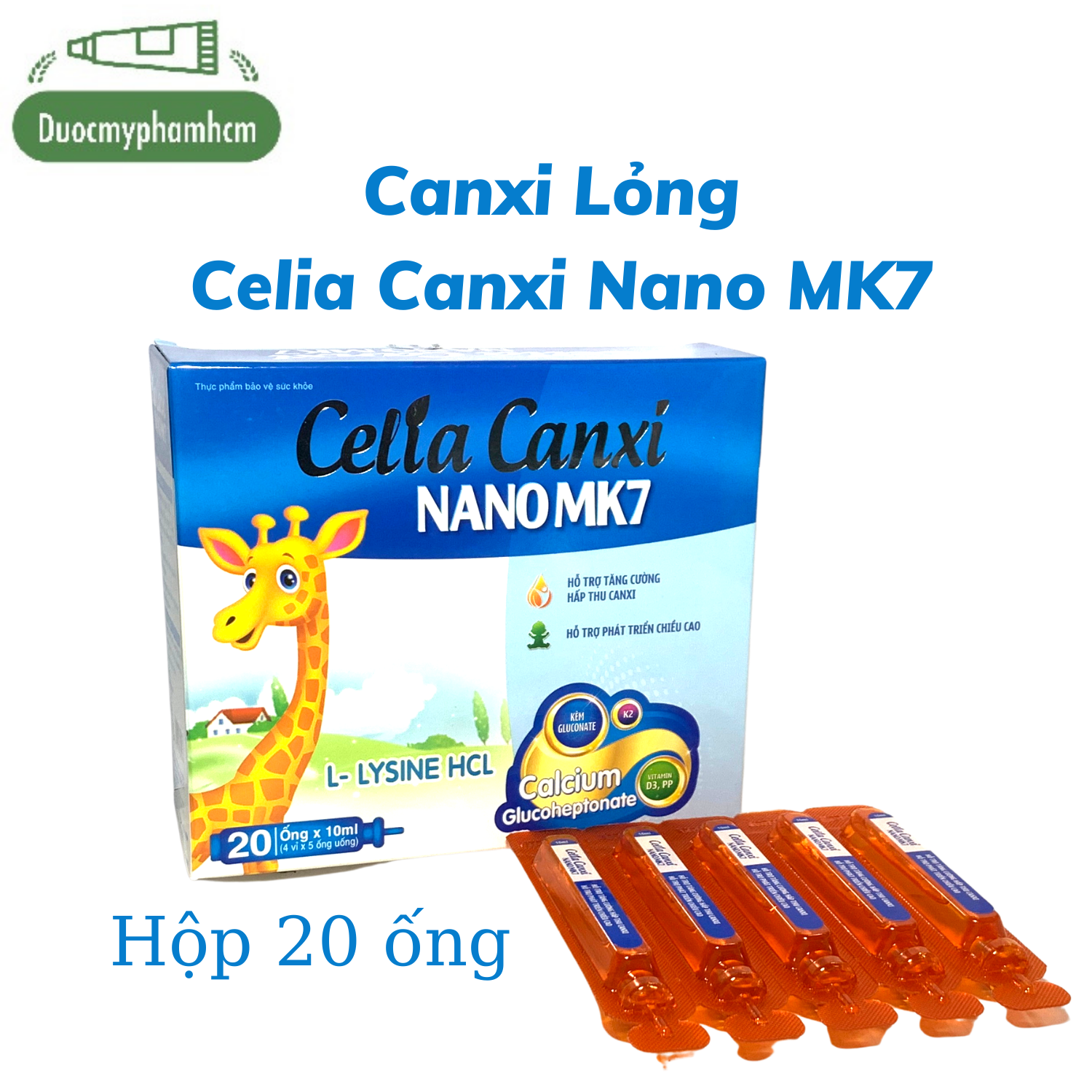 Celia Canxi Nano Mk7 Phát Triển Chiều Cao Kích Thích Ăn Ngon Cho Xương