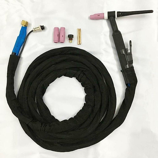 Mỏ hàn tig wp26 cổ dẻo điện khí riêng loại 4m và 8m - dây hàn tig wp26