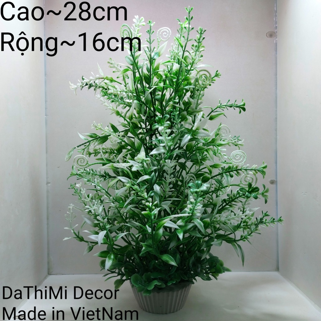 Cây cỏ nhựa Size Lớn dùng để trang trí hồ cá, tiểu cảnh, bàn làm việc, bàn học .