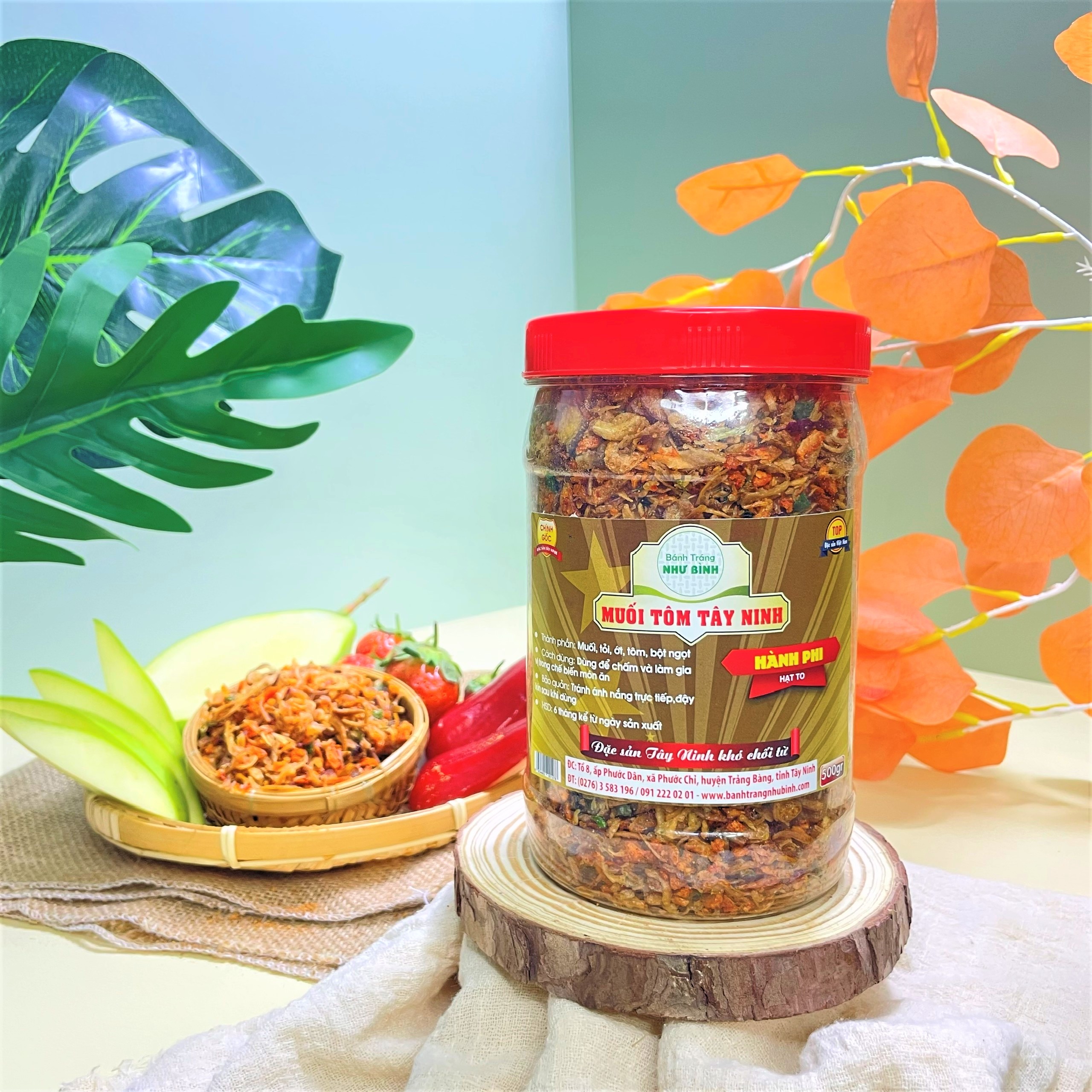 Muối Tôm HÀNH PHI Như Bình Dùng Cuốn Bánh Tráng Ăn Với Cơm NGON KO NGỪNG